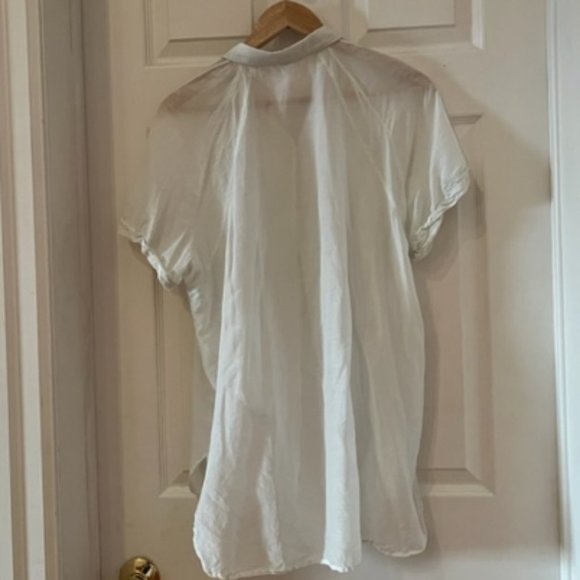 Aritizia Gauzy Pale Blue Cotton Blouse - Picture 8 of 12